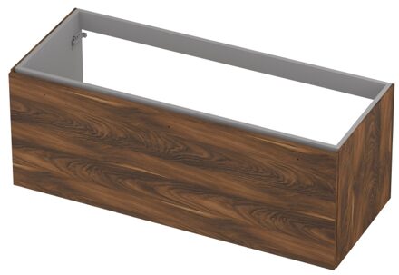 Ink Onderkast INK 1 lade softclose met greep hout decor 120 cm x 48 cm x 45 cm Noten 1258032