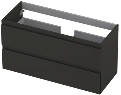 Ink Onderkast INK 2 laden greeploos gelakt 100 cm x 40 cm x 52 cm Mat antraciet 1241021