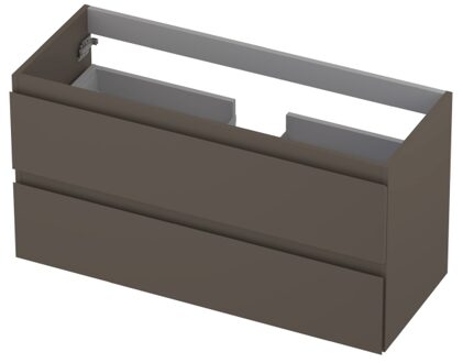 Ink Onderkast INK 2 laden greeploos gelakt 100 cm x 40 cm x 52 cm Mat taupe 1241025