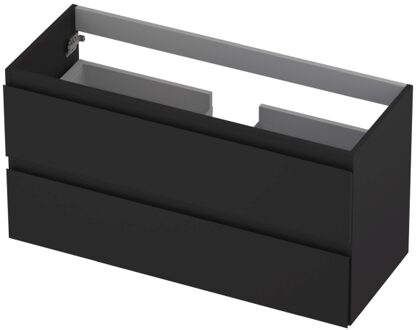 Ink Onderkast INK 2 laden greeploos gelakt 100 cm x 40 cm x 52 cm Mat zwart 1241026