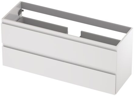 Ink Onderkast INK 2 laden greeploos gelakt 120 cm x 40 cm x 52 cm Hoogglans wit 1241032