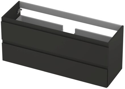 Ink Onderkast INK 2 laden greeploos gelakt 120 cm x 40 cm x 52 cm Mat antraciet 1241031