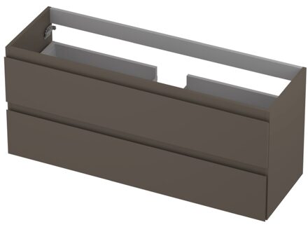 Ink Onderkast INK 2 laden greeploos gelakt 120 cm x 40 cm x 52 cm Mat taupe 1241035