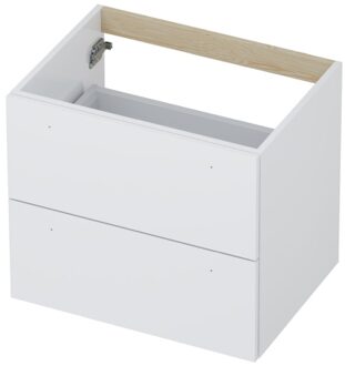 Ink Onderkast INK 2 laden met grepen gelakt 60 cm x 45 cm x 52 cm Hoogglans wit 1101012