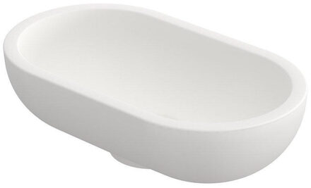 Ink One waskom - 33x19x10cm - ovaal - polystone wit mat 3403351