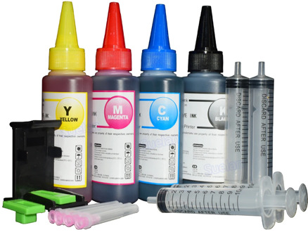 Ink Refill Kit for HP301 Xl Cartridge HP140 HP141 HP300 HP 302 XL HP121 HP122 HP650 HP652 HP651 XL Printer Ink HP 304 XL 4x100ml