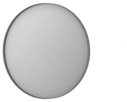 Ink SP15 Spiegel - 60x4x60cm - rond - verzonken in aluminium kader - aluminium rvs geborsteld 8408563