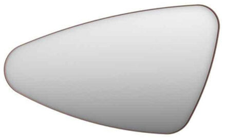 Ink SP22 Spiegel - 100x4x60cm - organisch - in stalen kader - links aluminium koper geborsteld 8409364