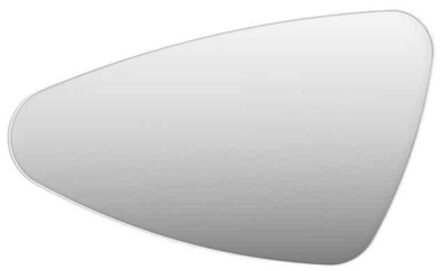 Ink SP22 Spiegel - 100x4x60cm - organisch - in stalen kader - links aluminium wit mat 8409361