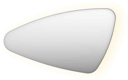 Ink SP22 Spiegel - 120x4x70cm - organisch - in stalen kader - links aluminium rvs geborsteld 8409373