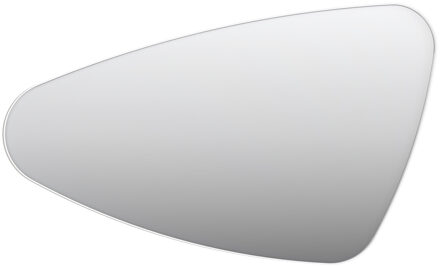 Ink SP22 Spiegel - 120x4x70cm - organisch - in stalen kader - links aluminium wit mat 8409371