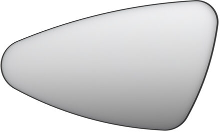 Ink SP22 Spiegel - 120x4x70cm - organisch - in stalen kader - links aluminium zwart mat 8409370