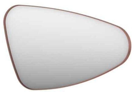 Ink SP22 Spiegel - 80x4x50cm - organisch - in stalen kader - rechts aluminium koper geborsteld 8409204