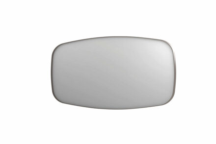 Ink SP29 contour spiegel, rechthoekig met afgeronde hoeken verzonken in kader 160 x 4 x 80 cm, geborsteld rvs