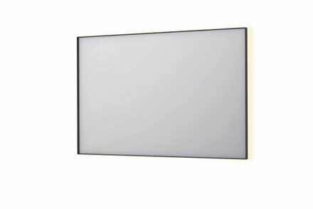 Ink SP32 rechthoekige spiegel in stalen kader met dimbare indirect LED-verlichting, spiegelverwarming, color changing, en schakelaar 120 x 4 x 80 cm,