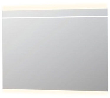 Ink SP6 Spiegel - 120x4x80cm - LED horizontaal - boven en onder - colour changing - dimbaar - aluminium Zilver 8408450