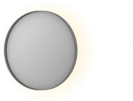 Ink Spiegel INK SP17 Rond Colour Changing LED Rondom 40 x 4 x 40 cm Dimbaar In Aluminium Kader Geborsteld RVS