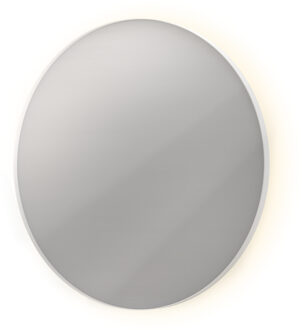 Ink Spiegel INK SP17 Rond Colour Changing LED Rondom 80 x 4 x 80 cm Dimbaar In Aluminium Kader Mat Wit