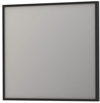 Ink Spiegel INK SP18 Rechthoek In Stalen Kader 90 x 4 x 80 cm Mat Zwart
