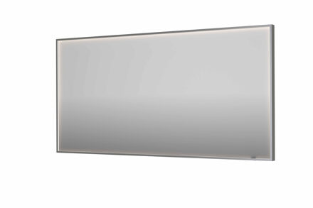 Ink Spiegel INK SP19 160x4x80 cm incl. direct LED-Verlichting Rondom en Spiegelverwarming Geborsteld RVS