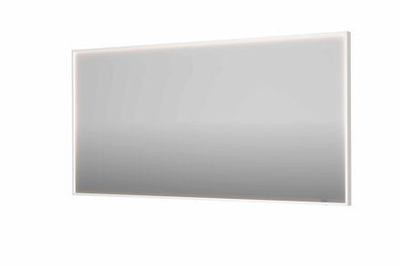 Ink Spiegel INK SP19 160x4x80 cm incl. direct LED-Verlichting Rondom en Spiegelverwarming Mat Wit