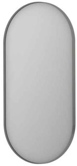 Ink Spiegel Ink SP20 Ovaal In Stalen Kader 50 x 4 x 100 cm Geborsteld RVS Ink