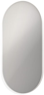 Ink Spiegel INK SP20 ovaal in stalen kader 60 cm x 4 cm x 120 cm Mat Wit