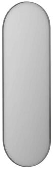 Ink Spiegel INK SP20 Ovaal In Stalen Kader 60 x 4 x 180 cm Geborsteld RVS