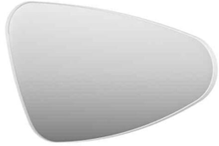 Ink Spiegel INK SP22 Rechts 80x4x50 cm Mat Wit