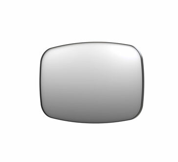 Ink Spiegel INK SP29 Contour 120x4x80 cm in Geborsteld Metal Black Gunmetal