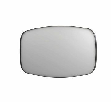 Ink Spiegel INK SP29 Contour 140x4x80 cm in Geborsteld Metal Black Gunmetal