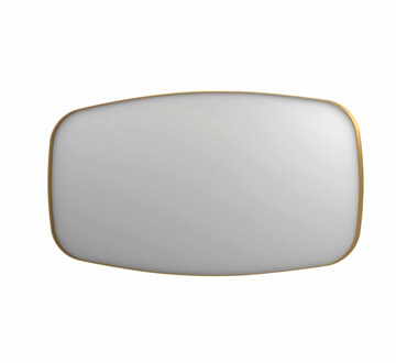 Ink Spiegel INK SP29 Contour 160x4x80 cm in Geborsteld Mat Goud