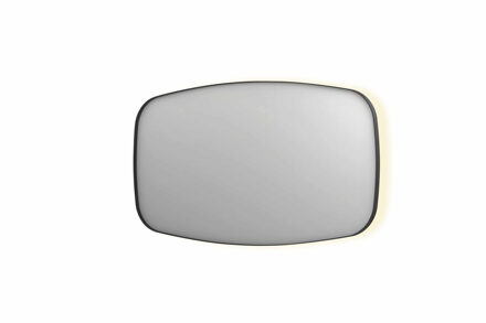 Ink Spiegel INK SP30 140x4x80 cm incl. Indirect LED-Verlichting Rondom en Spiegelverwarming Mat Zwart