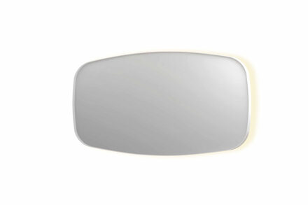 Ink Spiegel INK SP30 160x4x80 cm incl. Indirect LED-Verlichting Rondom en Spiegelverwarming Mat Wit