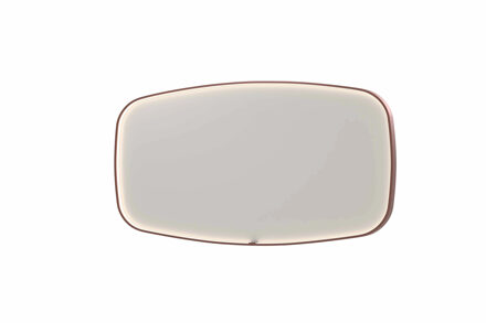 Ink Spiegel INK SP31 160x4x80 cm incl. LED-verlichting en Spiegelverwarming Geborsteld Koper