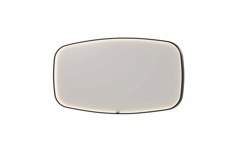 Ink Spiegel INK SP31 160x4x80 cm incl. LED-verlichting en Spiegelverwarming Geborsteld Metal Black Gunmetal