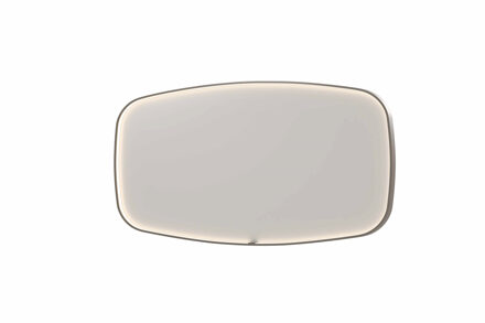 Ink Spiegel INK SP31 160x4x80 cm incl. LED-verlichting en Spiegelverwarming Geborsteld RVS