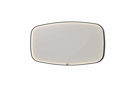 Ink Spiegel INK SP31 160x4x80 cm incl. LED-verlichting en Spiegelverwarming Mat Zwart