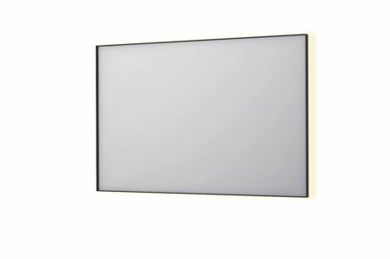 Ink Spiegel INK SP32 120x4x80 cm Incl. Indirect LED-Verlichting Rondom en Spiegelverwarming Mat Zwart