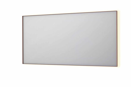 Ink Spiegel INK SP32 160x4x80 cm Incl. Indirect LED-Verlichting Rondom en Spiegelverwarming Geborsteld Koper