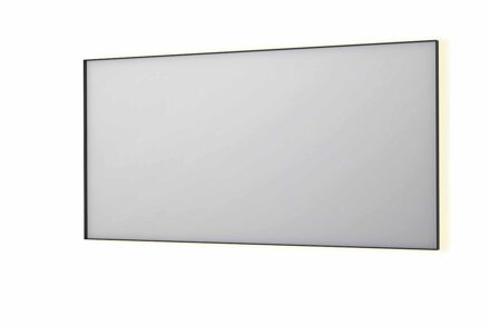 Ink Spiegel INK SP32 160x4x80 cm Incl. Indirect LED-Verlichting Rondom en Spiegelverwarming Mat Zwart