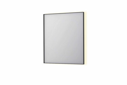 Ink Spiegel INK SP32 70x4x80 cm Incl. Indirect LED-Verlichting Rondom en Spiegelverwarming Mat Zwart