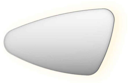 Ink Spiegel Organisch INK SP23 100x60 cm Met Verlichting en Spiegelverwarming Links Geborsteld RVS