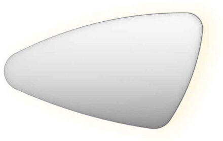 Ink Spiegel Organisch INK SP23 120x70 cm Met Verlichting en Spiegelverwarming Links Geborsteld RVS