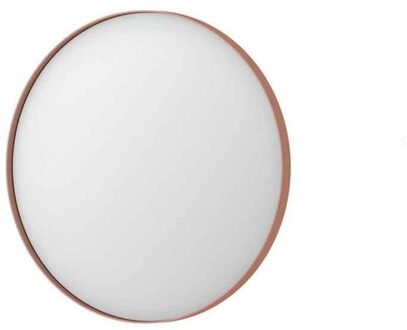 Ink Spiegel Rond Geborsteld Koper Aluminium Kader 60 x 3,5 cm Ink