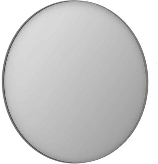 Ink Spiegel Rond Geborsteld RVS Aluminium Kader 100 x 3,5 cm