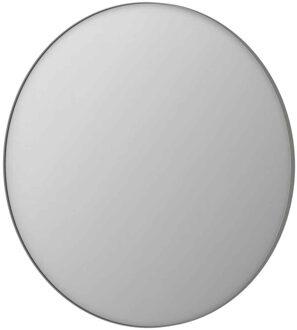 Ink Spiegel Rond Geborsteld RVS Aluminium Kader 120 x 3,5 cm