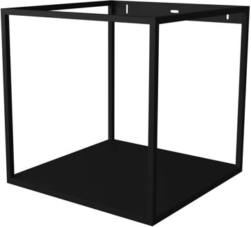 Ink Stalen frame met een vaste stalen bodemplaat 48 cm x 48 cm x 48 cm Mat zwart 1901261