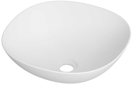 Ink Tekno waskom - 42x42x15cm - porselein wit mat 0300261