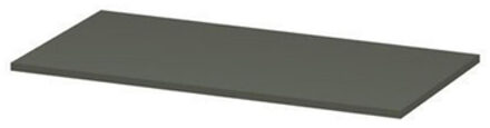 Ink Topdeck Wastafelblad - 90x45x2cm - tbv onderkast - MDF lak Mat beton groen 1240257